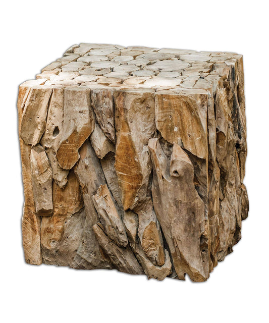 Teak Root Bunching Cube