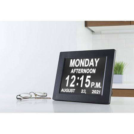 To Read Digital Clock, White