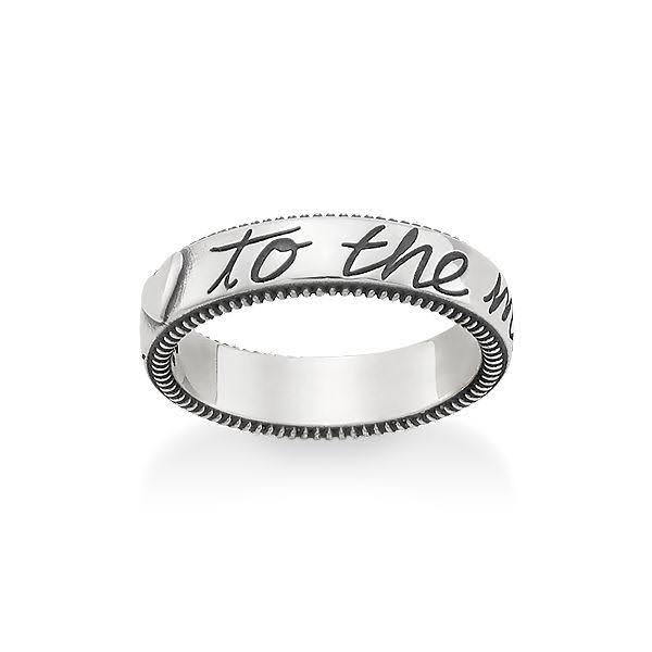 To The Moon And Back Ring, Womens, 7, Sterling Silver