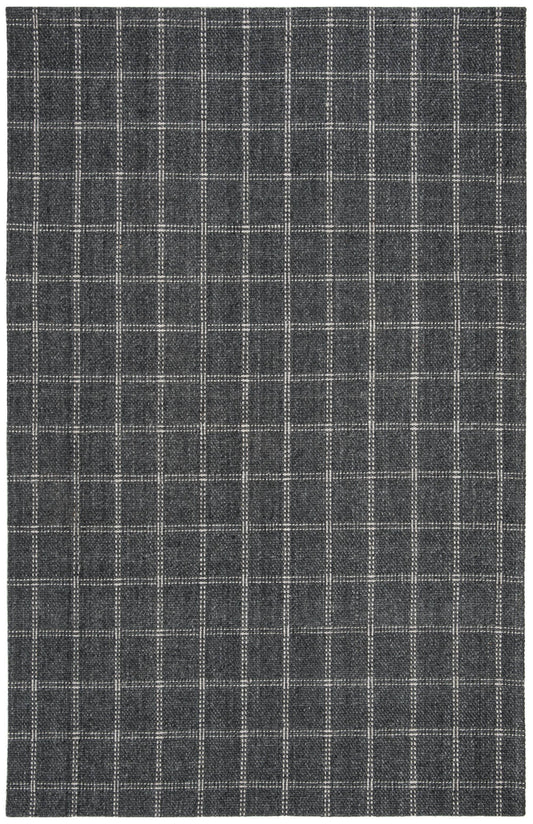 Tamworth Check Lrl6450d Navy 6' X 9' Area Rug