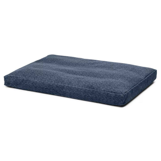 Toughchew Comfortfill-Eco Platform Dog Bed, Navy Tweed / M