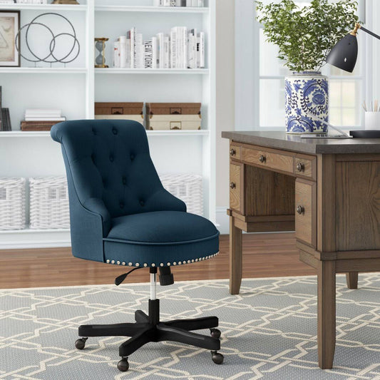 Task Chair Upholstery Color: Blue