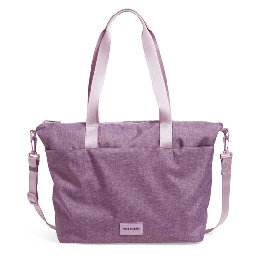 Tote Bag In Reactive Pale Orchid Heather