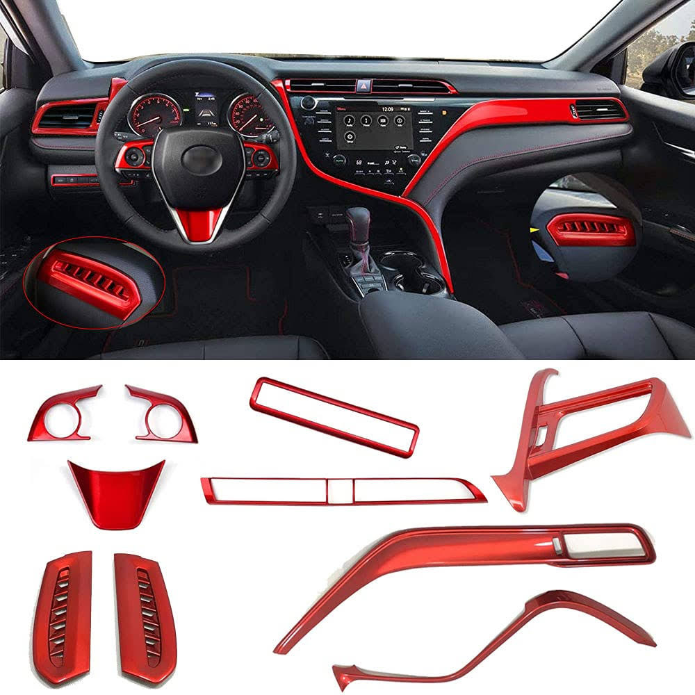 Toyota Camry Accessories Abs Full Set Of Car Interiors Instrument Panel Center Console Moulding Trim Air Outlet Cover Wheel Accessories