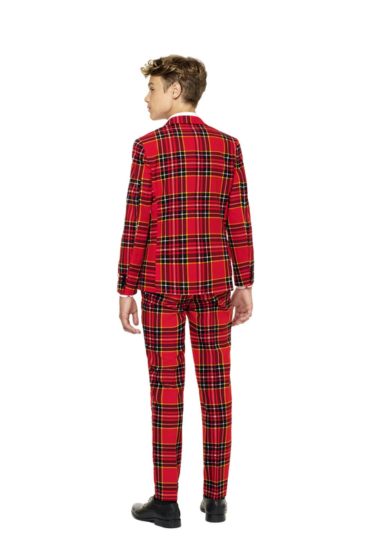 Teen Boys Suit - The Lumberjack - Red - Size: 10