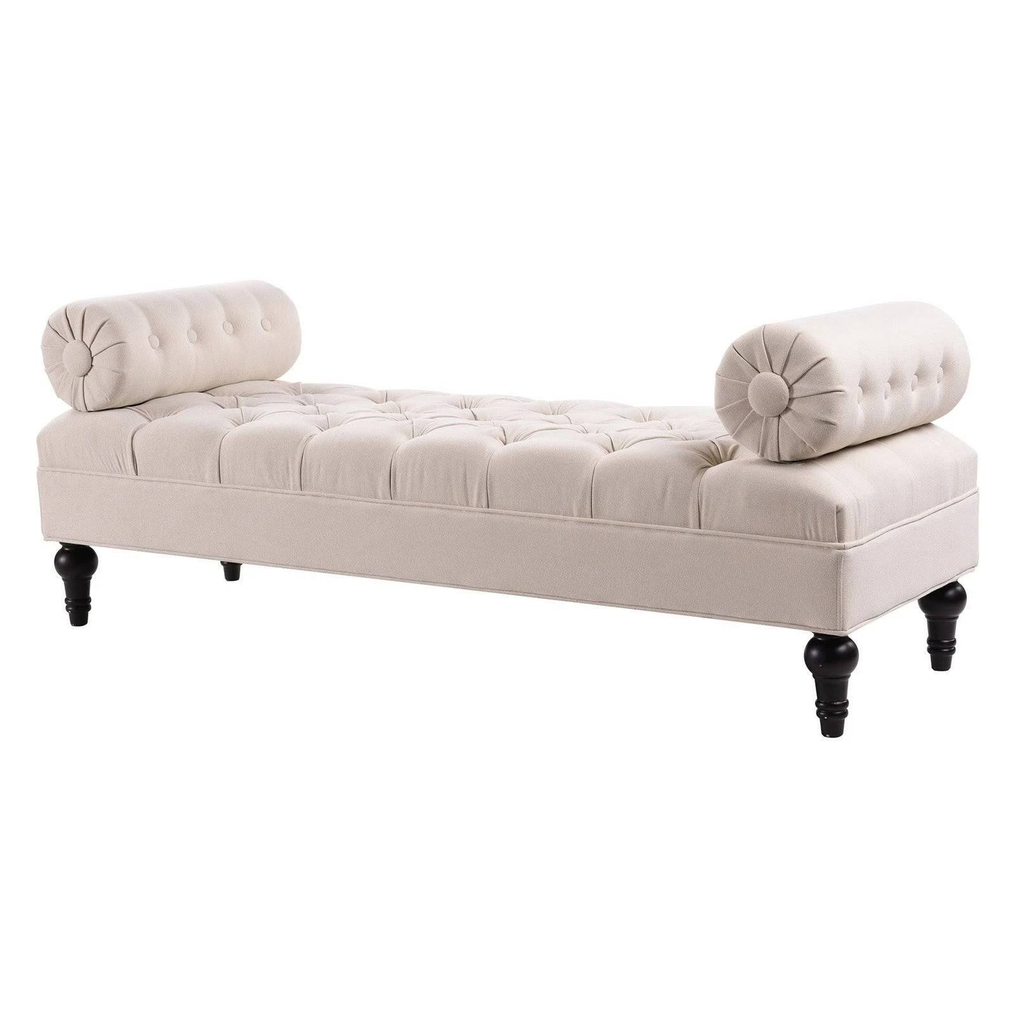 Taylor Lewis Bolstered Lounge Entryway Bench (Sky Neutral)