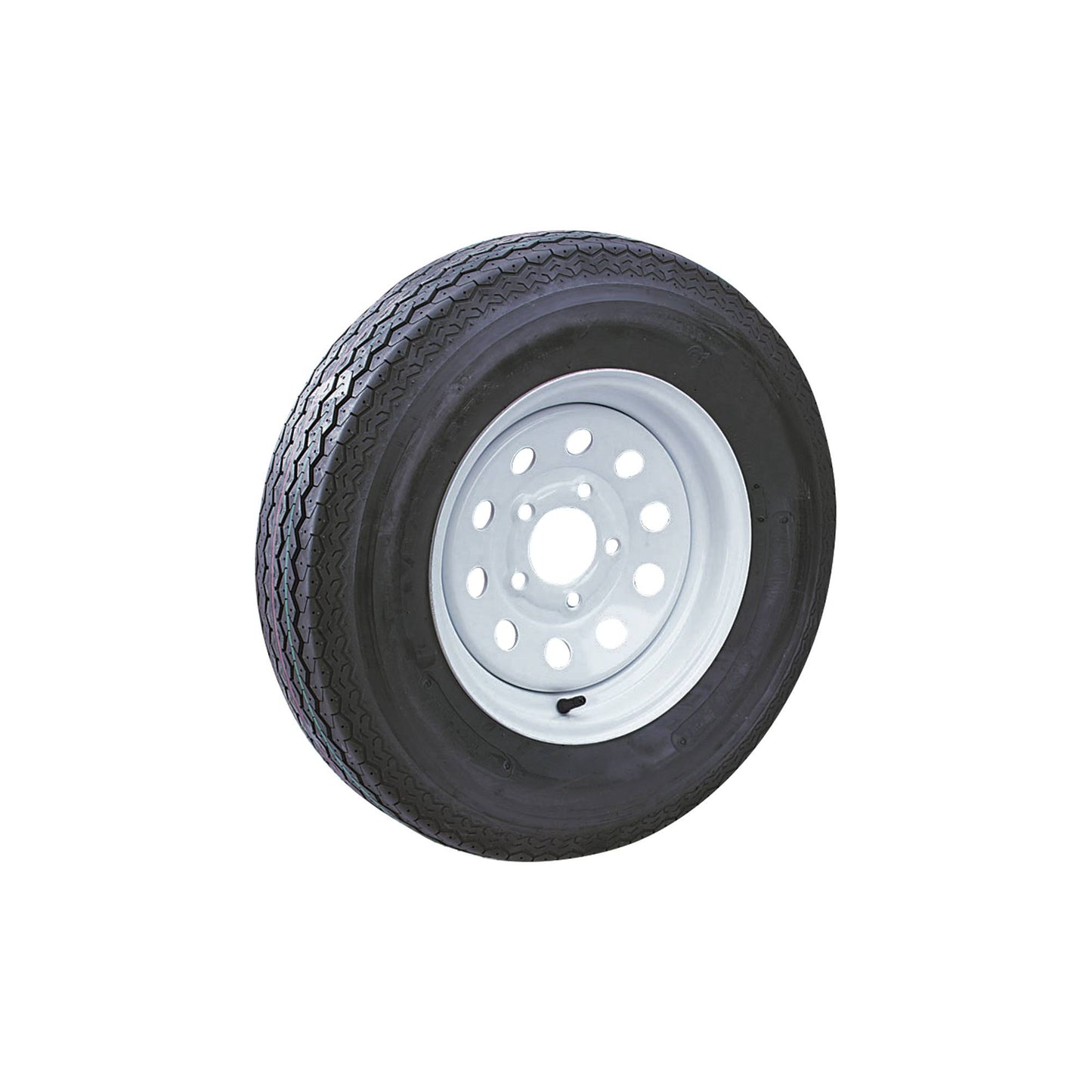 Tool And Equipment 121671 5-Hole High Speed Modular Rim Design Trailer Tire Assembly - 20 5 X 4 80 X 12