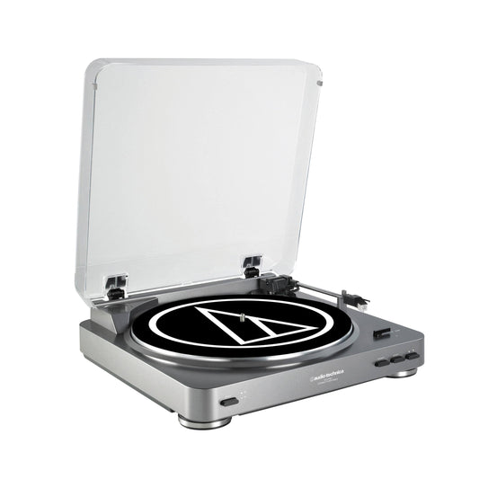 Technica Atlp60 Fully Automatic Stereo Belt Drive Turntable, Silver