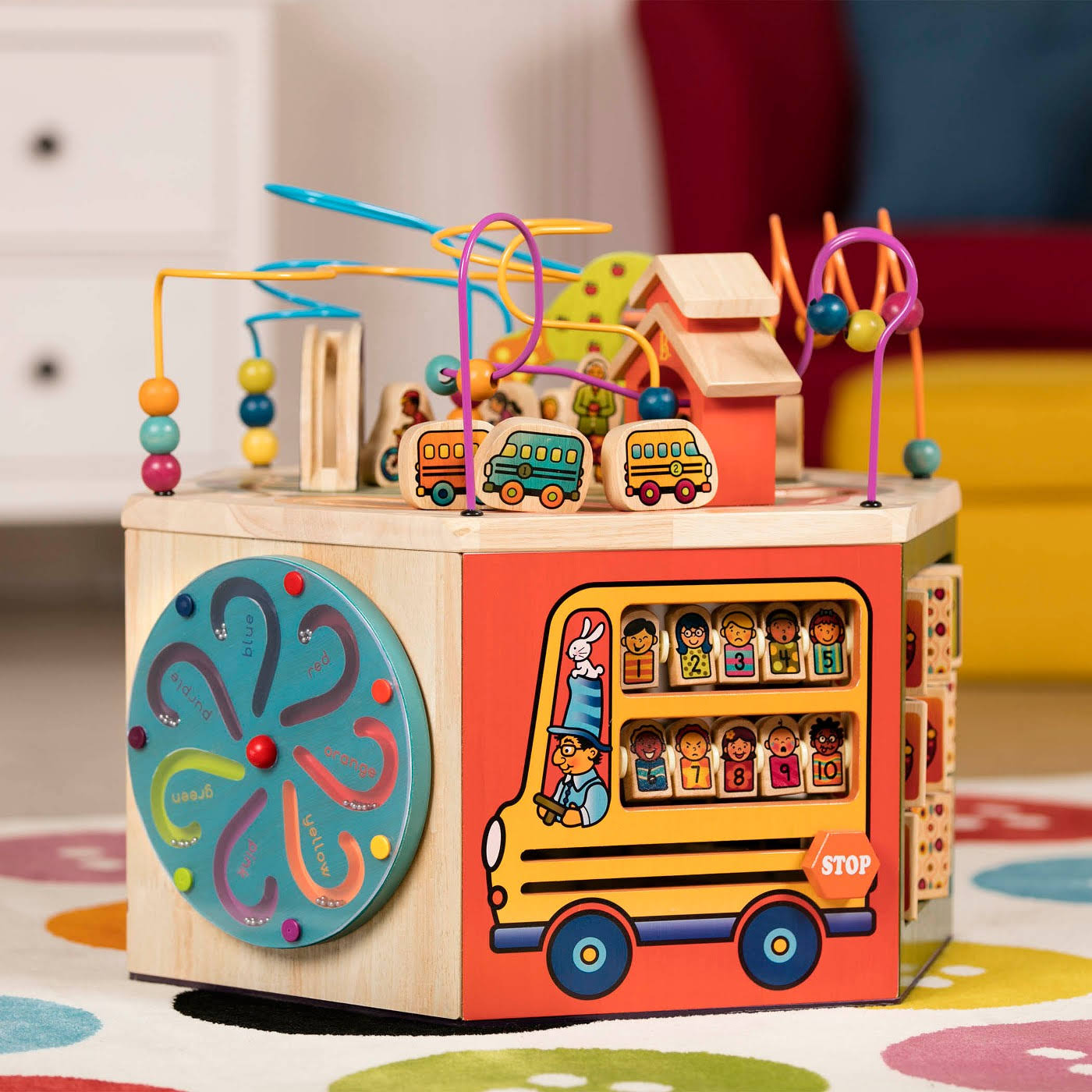 Toys Wooden Activity Cube (Youniversity)