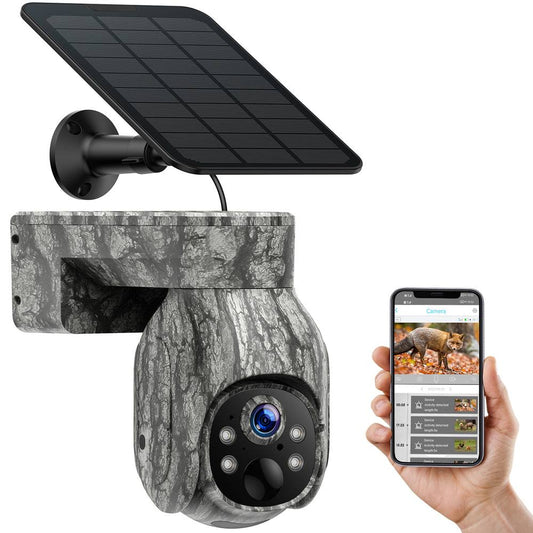 Tc17 2k 4g Lte Cellular Solar Ptz Trail Camera & Security Camera