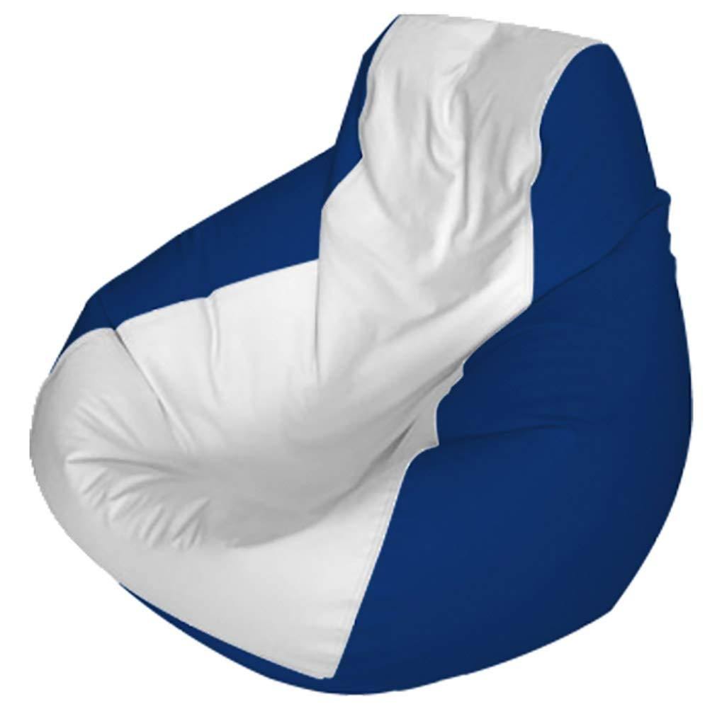 Teardrop Marine Beanbag White Navy Medium