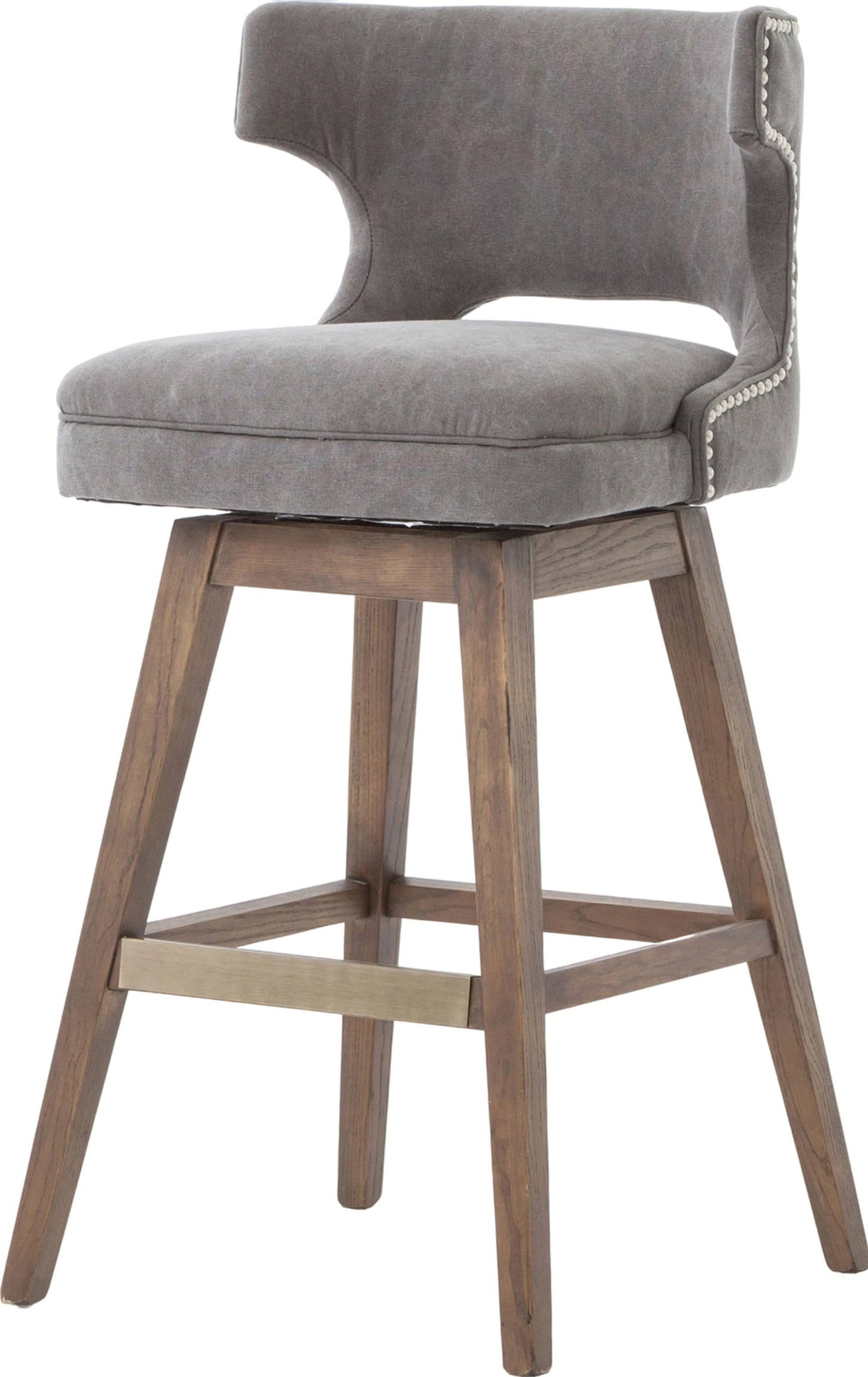 Task Swivel Stool-Dark Moon Canvas-Bar