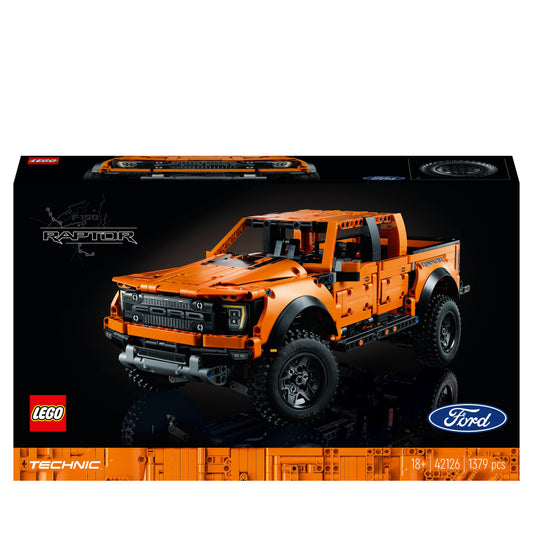 Technic Ford F-150 Raptor 42126 Building Kit; Enjoy A Rewarding Project; New 2021 (1,379 Pieces)