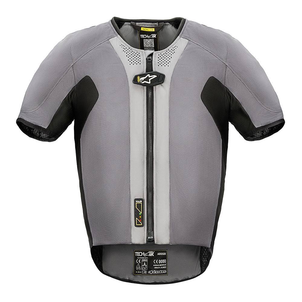 Tech Air 5 Mens Motorcycle Airbag System - Dark Gray/Black-Medium