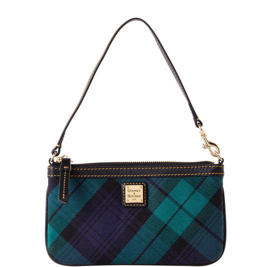 Tartan Large Slim Wristlet