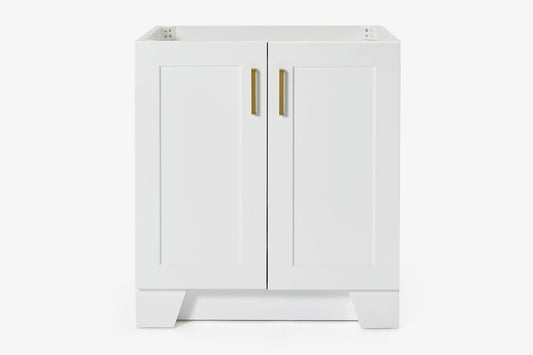 Taylor 30-In White Bathroom Vanity Cabinet | Q030s-Bc-Wht