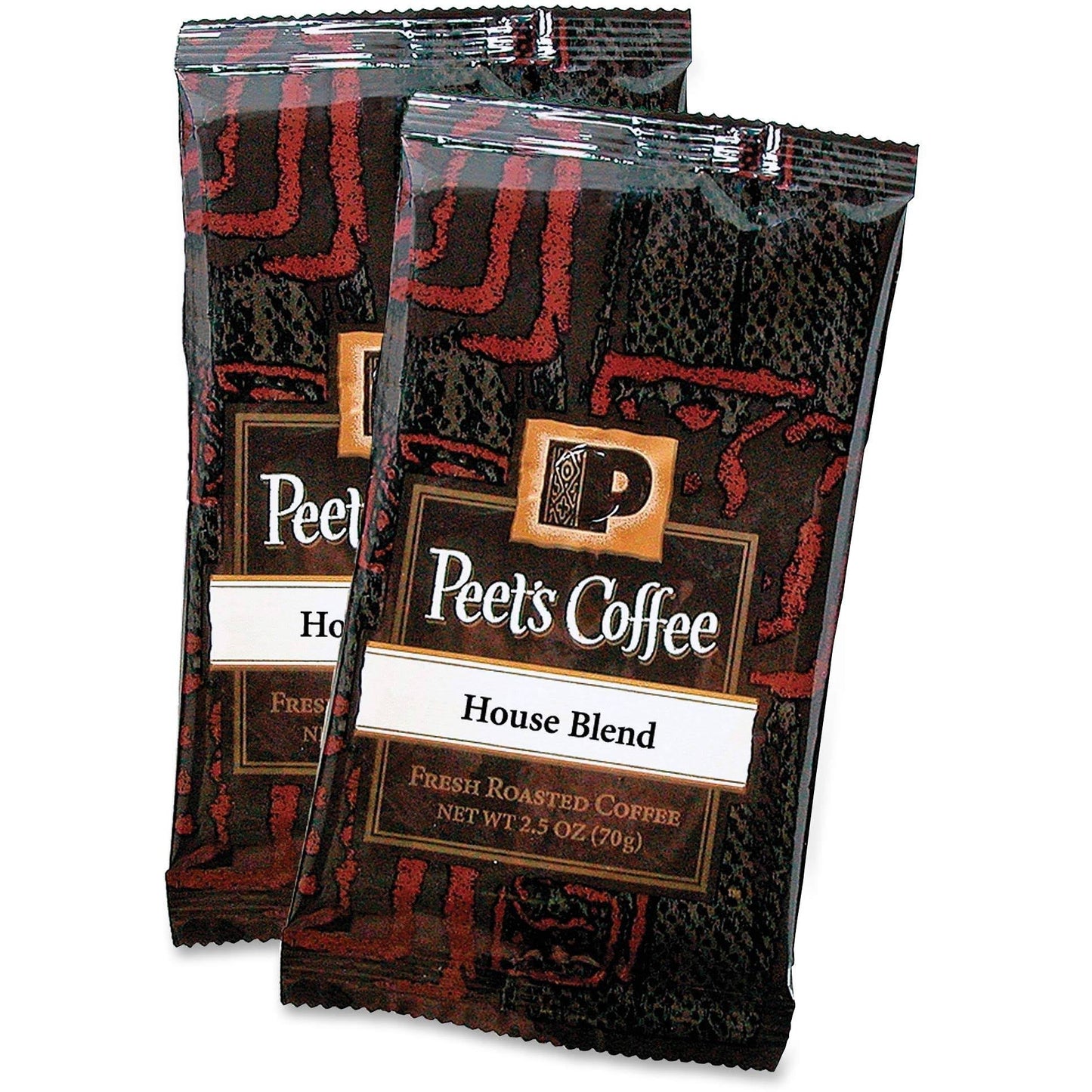 Tea Coffee Portion Packs, House Blend, Decaf, 2.5 Oz Frack Pack, 18/Box