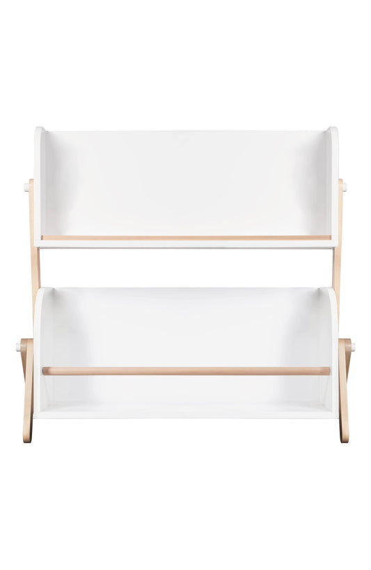 Tally Storage And Bookshelf - White/Washed Natural