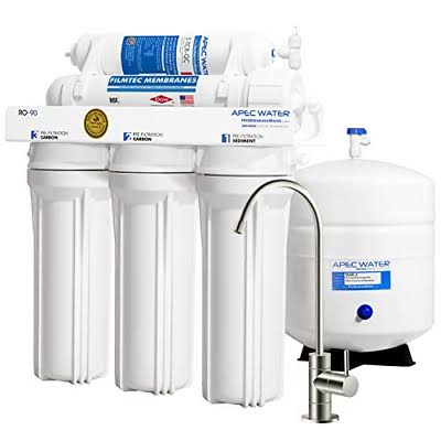 Top Tier Supreme Certified High Flow 90 Gpd Ultra Safe Reverse Osmosis Drinking Water Filter System (Ultimate Ro-90)