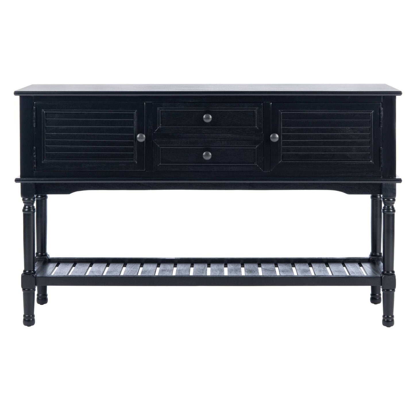 Tate 2drw 2 Door Console Table - Greige