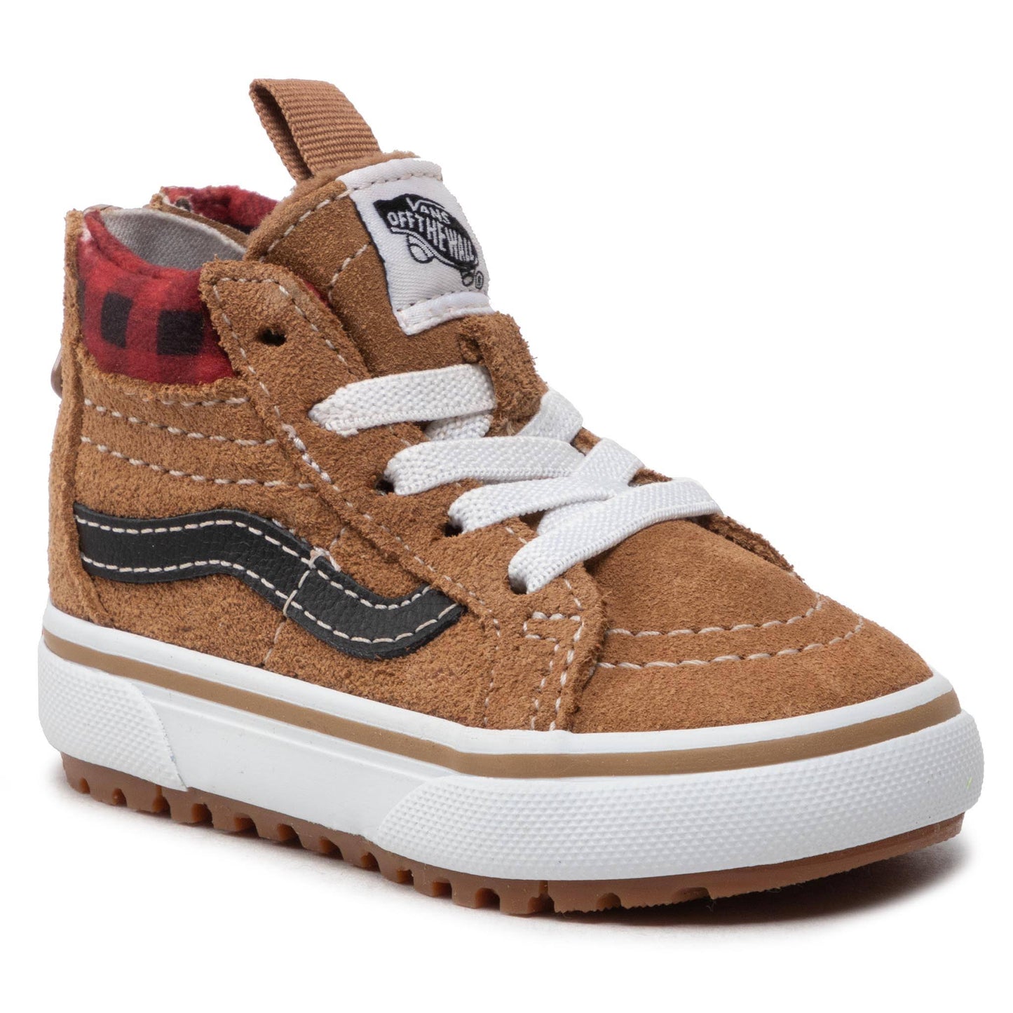 Toddler Sk8-Hi Zip Mte-1 Shoe (Plaid Brown/Black) 4.0 Toddler