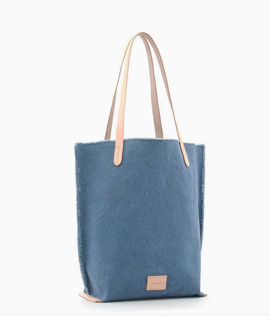 Tote - Horizon Canvas, Natural Leather