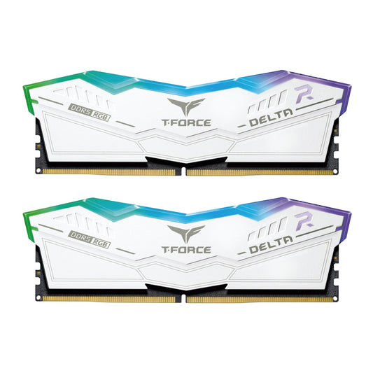 T-Force Delta Rgb 32gb (2 X 16gb) Ddr5 5200 (Pc5 41600) Desktop Memory Model Ff4d532g5200hc40cdc01