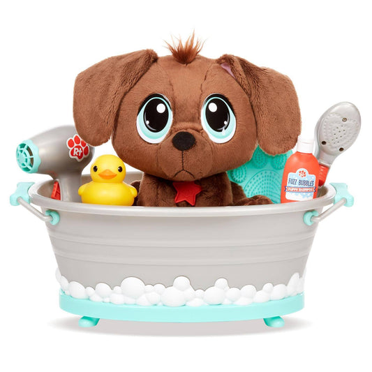 Tales Scrub N Groom Bathtub Playset W/ Chocolate Lab Plush Pet Toy