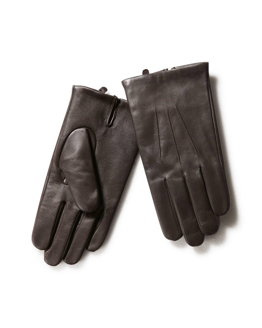 Touch Screen Gloves - Black Size Small Leather