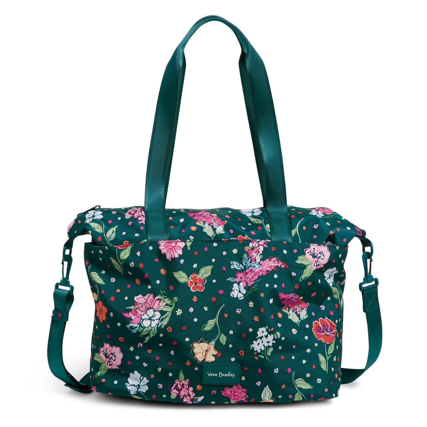 Tote Bag In Hope Blooms Teal