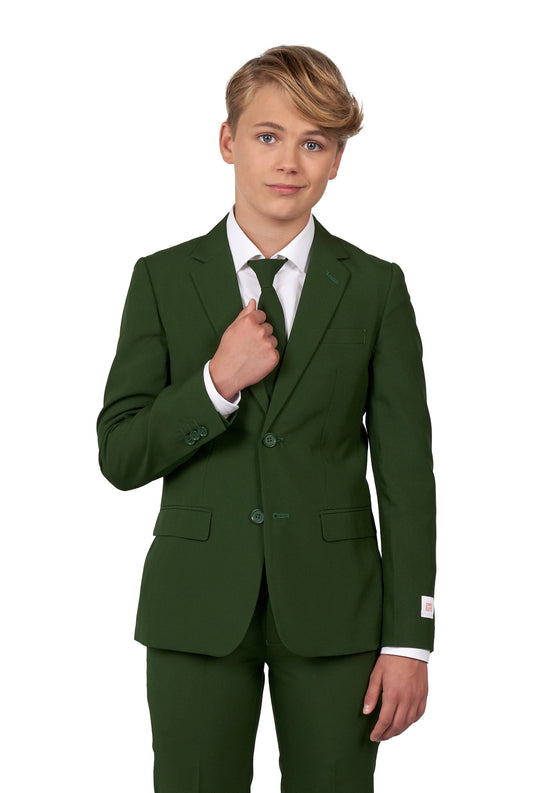 Teen Boys Suit - Glorious Green - Size: 12