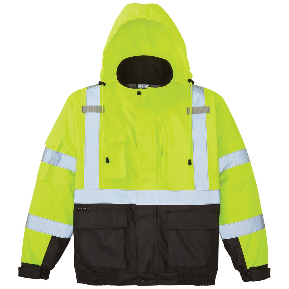 Tools 60364 High-Visibility Large Winter Bomber Jacket