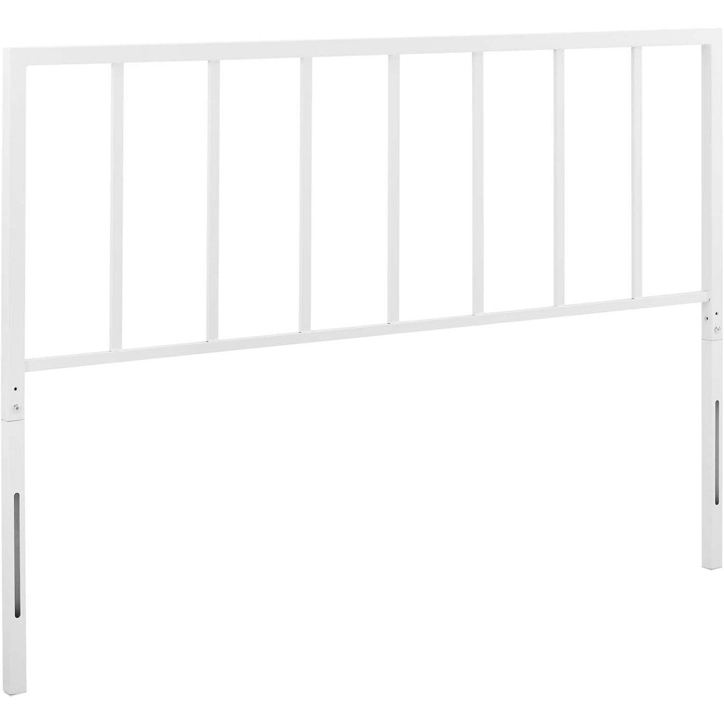 Tatum King Metal Headboard - White