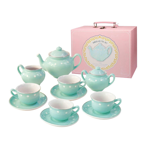 Tea Set Mint - Bright Stripes