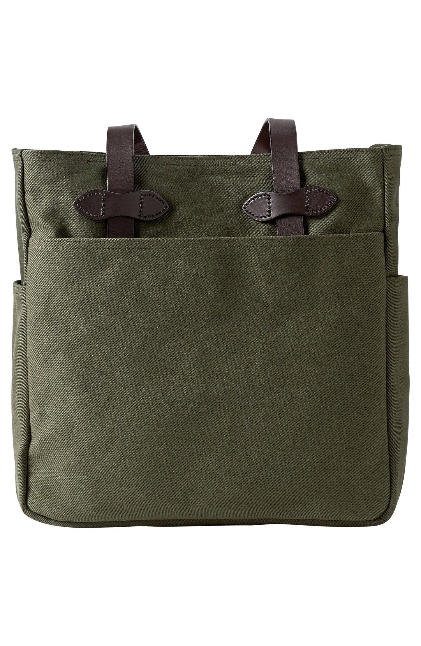 Tote Bag With Zipper Otter Green