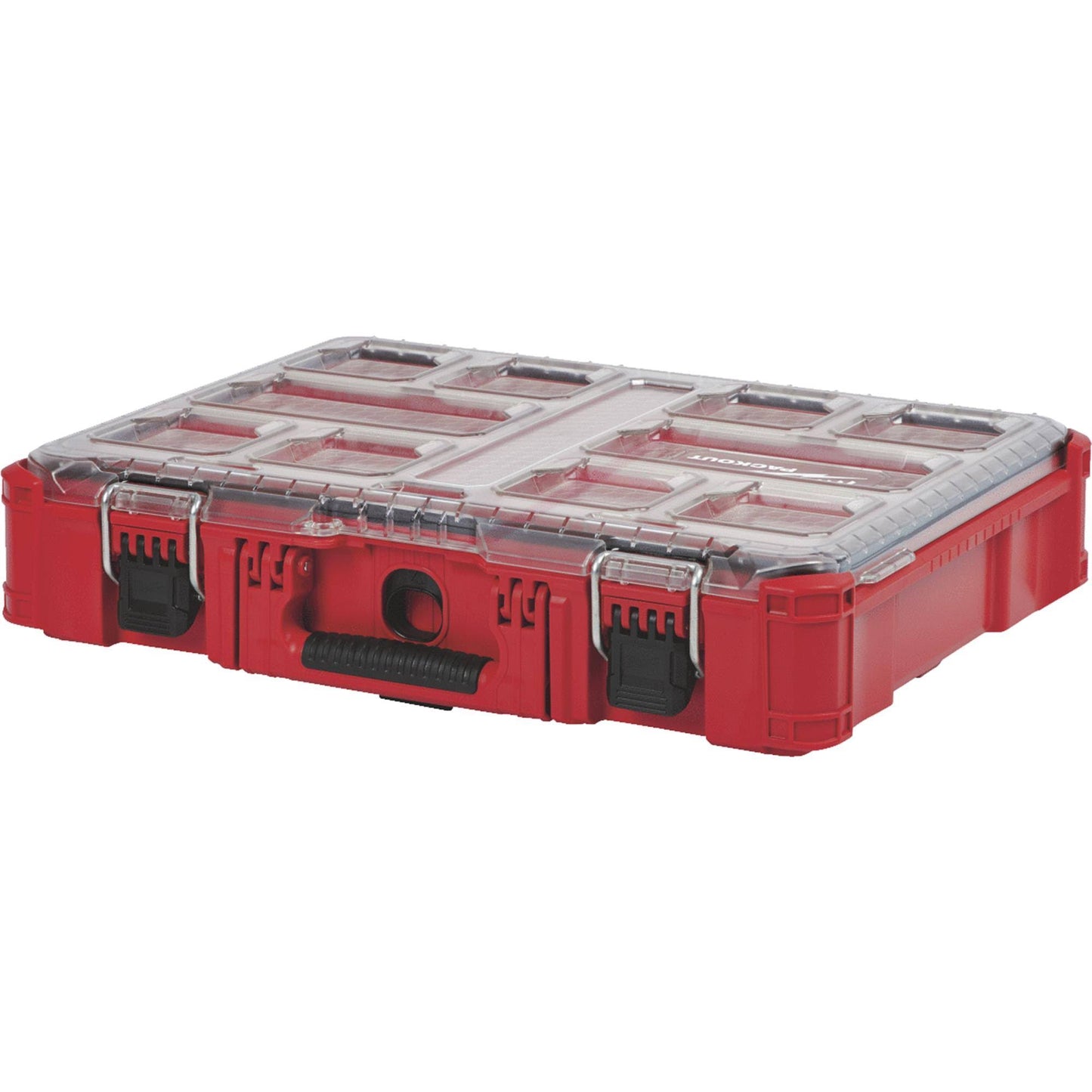 Tool |  Packout Packout 10 Compartment Red Small Parts Organizer - 15" Wide X 4-39/64" High X 19-49/64" Deep | Part #48-22-8430