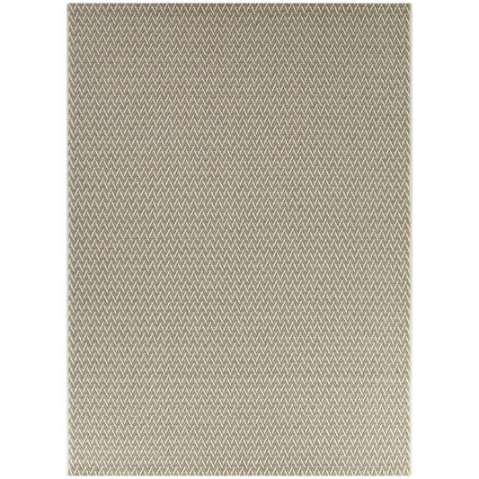 Taupe 8 Ft. X 10 Ft. Solid Indoor/Outdoor Patio Area Rug, Tan