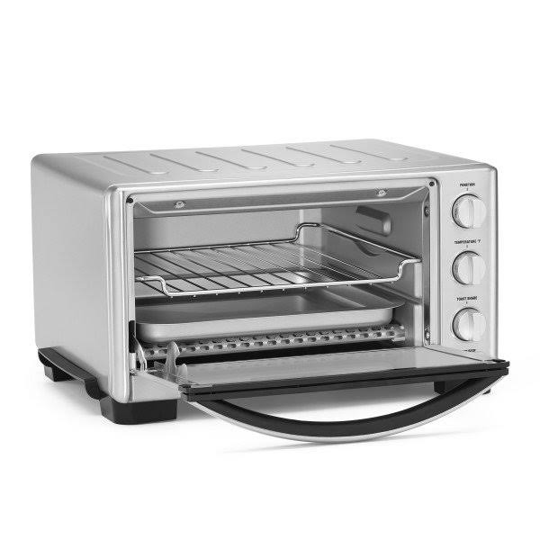 Toaster Oven Broiler, Silver