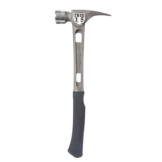 Tb3sc 15oz Ti-Bone Iii Titanium Hammer, Smooth Face/Curved Handle