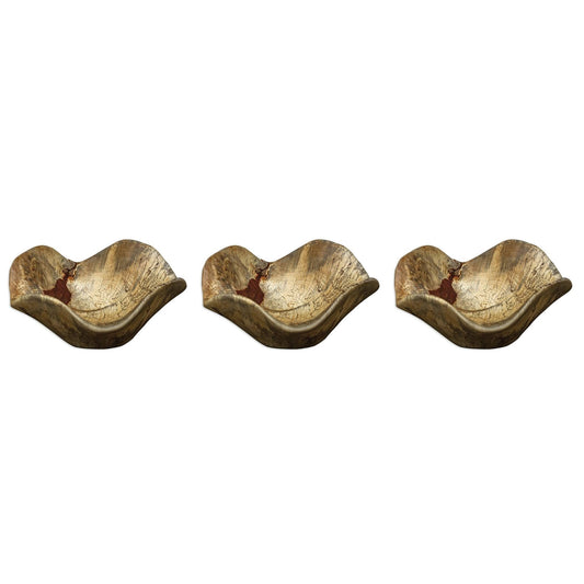 Tamarine Wood Wall Art (Set Of 3)