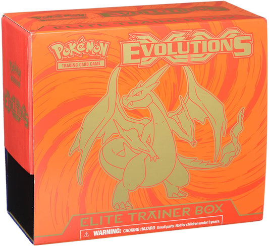 Tcg Xy Evolution Mega Charizard Y Elite Trainer Box - Red Box