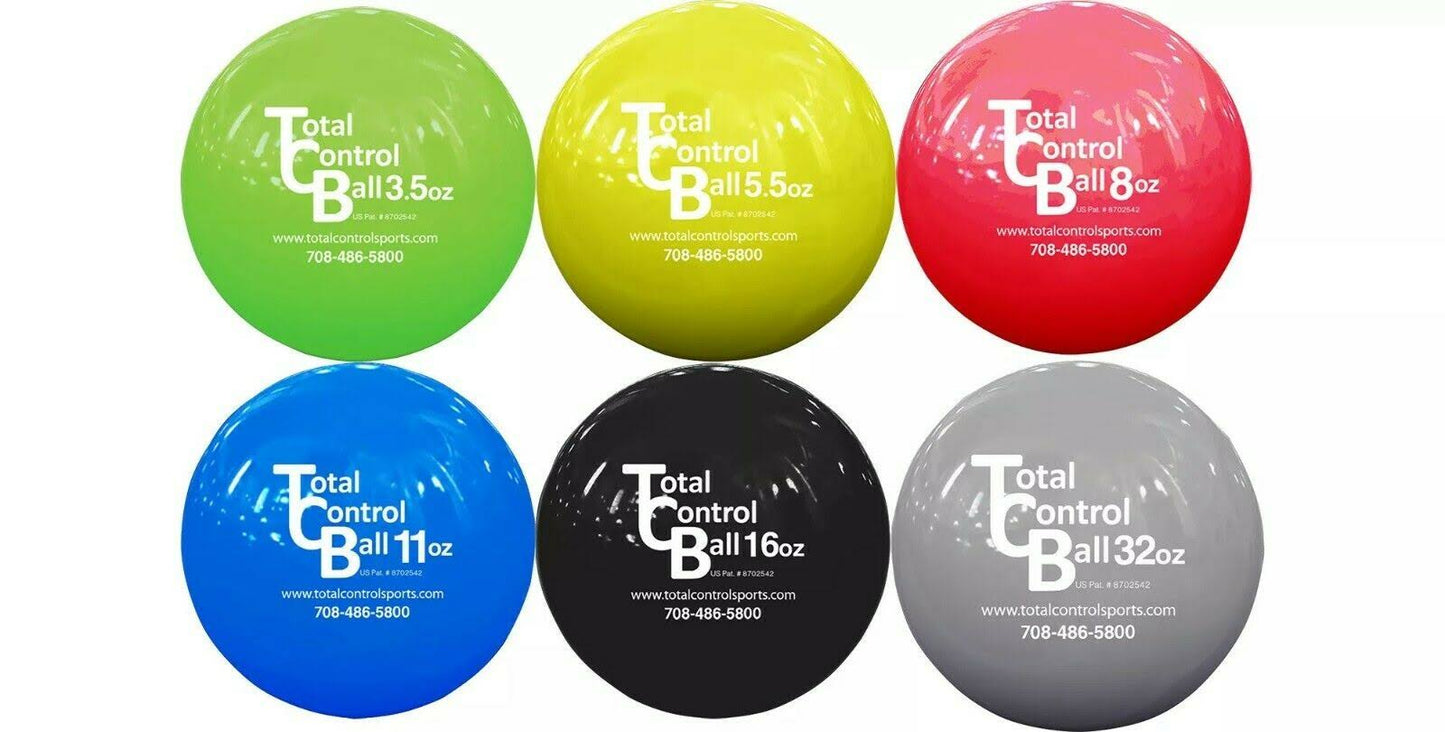 Total Control Sports Weighted Plyo Ball Set - 6 Pack