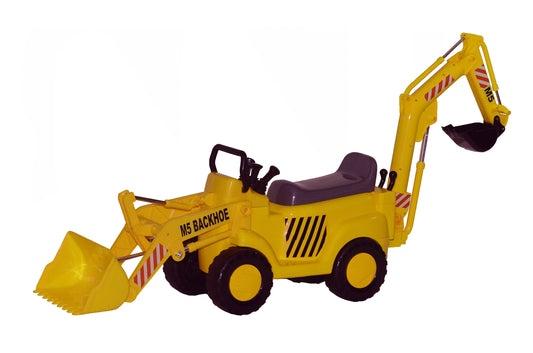 Technology M5 Front End Loader & Backhoe Action Ride-On