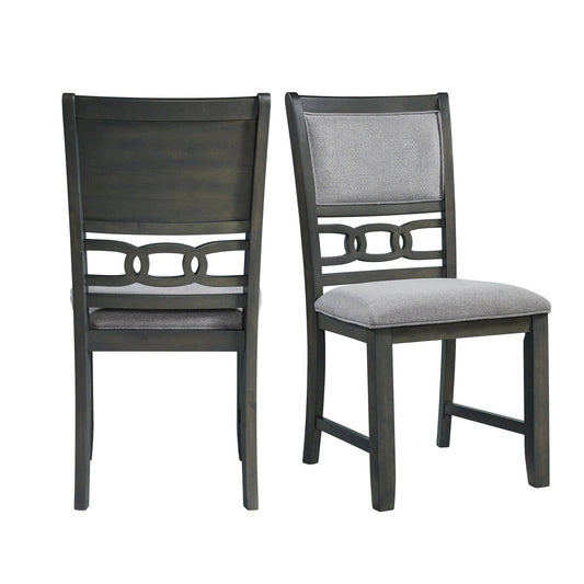 Taylor Standard Height Side Chair Set In Gray