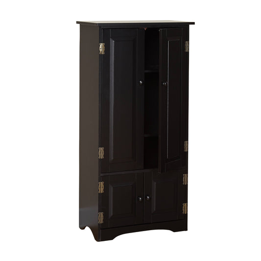 Tall Black Cabinet