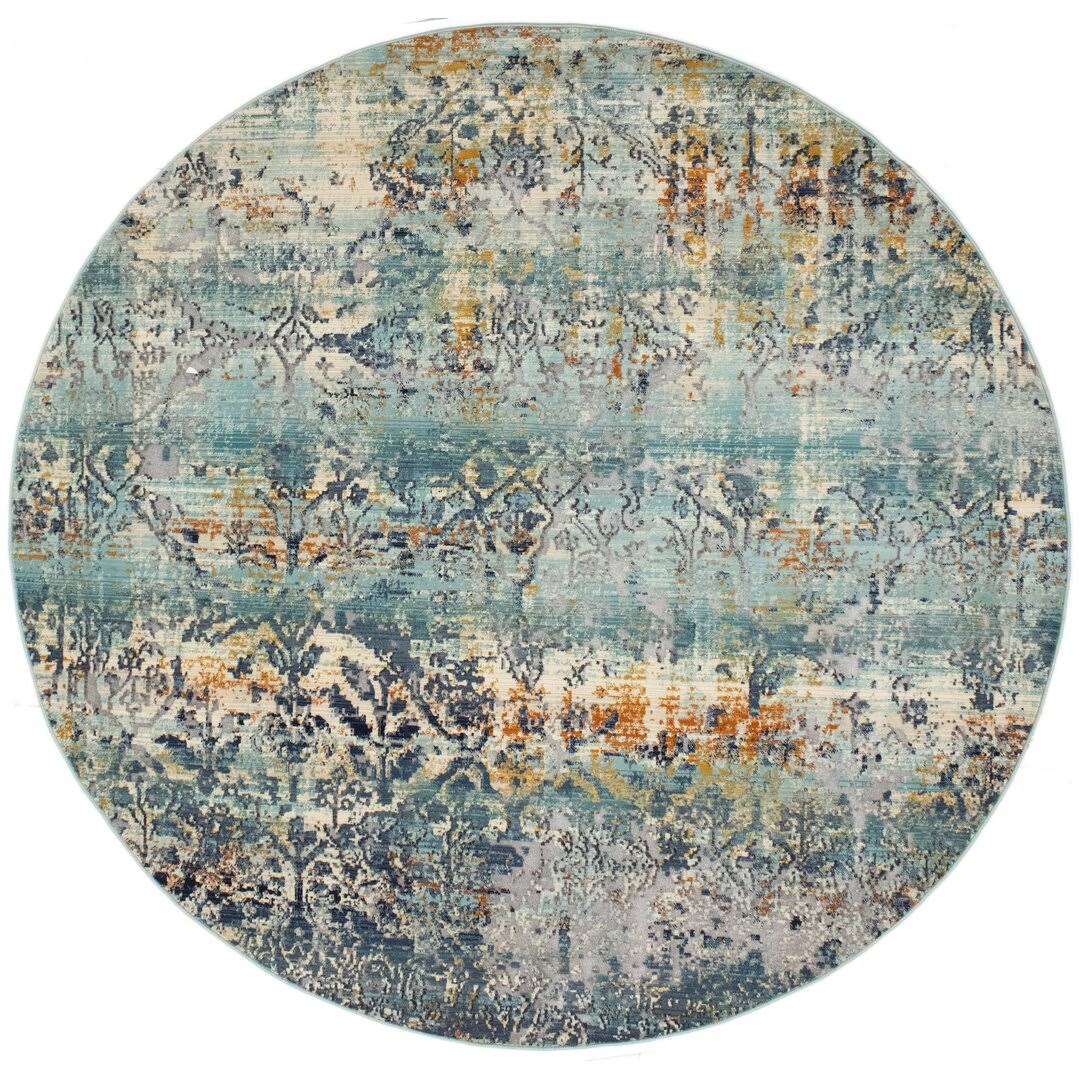 Teal Area Rug  Rug Size: Rectangle 5'0