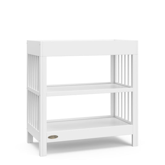 Teddi Changing Table With Water-Resistant Changing Pad - White