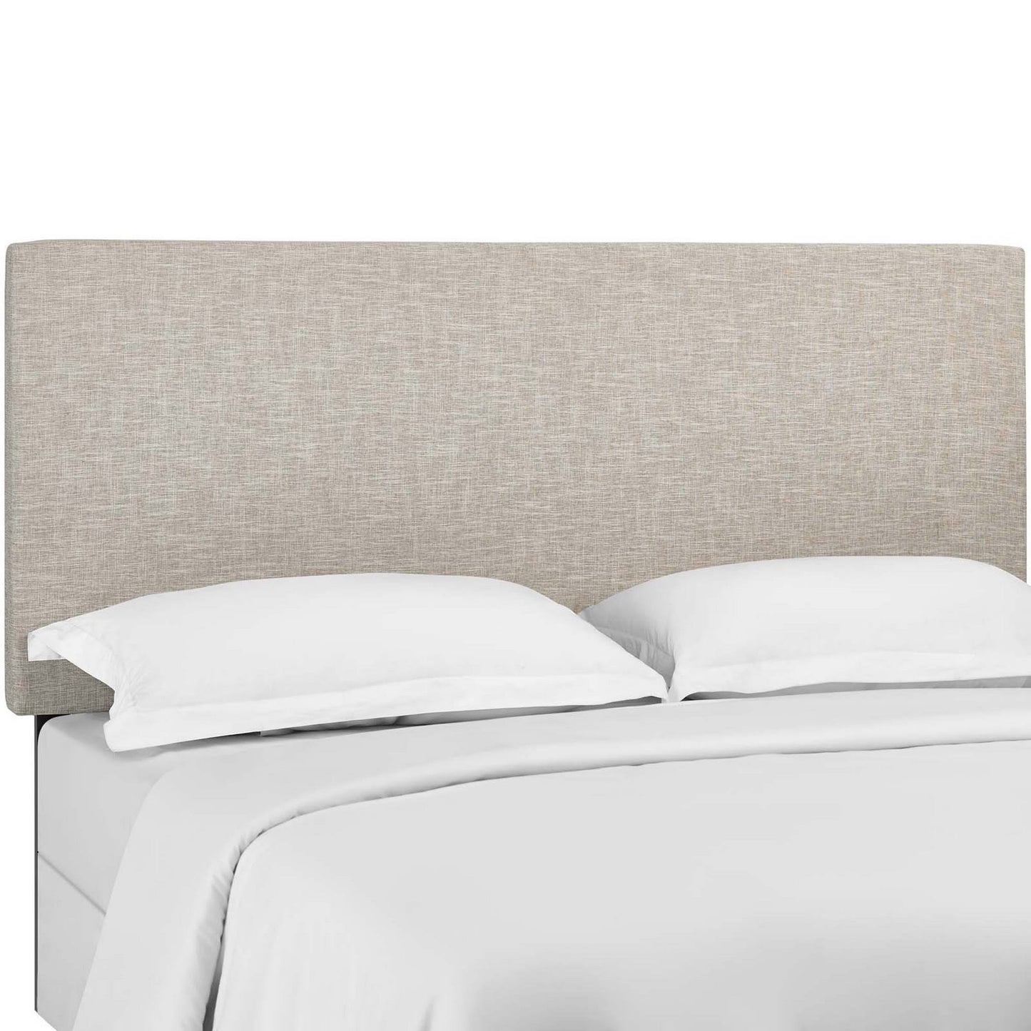 Taylor King And California King Upholstered Linen Fabric Headboard - Beige