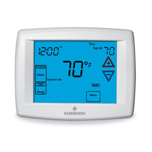 Touchscreen Programmable Thermostat 1f97-1277, White