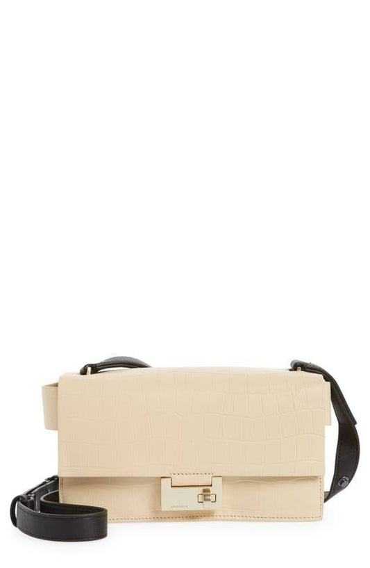 Teca Crossbody Bag In Parchment White